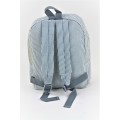 6008 - GREY SEER SUCKER BACKPACK